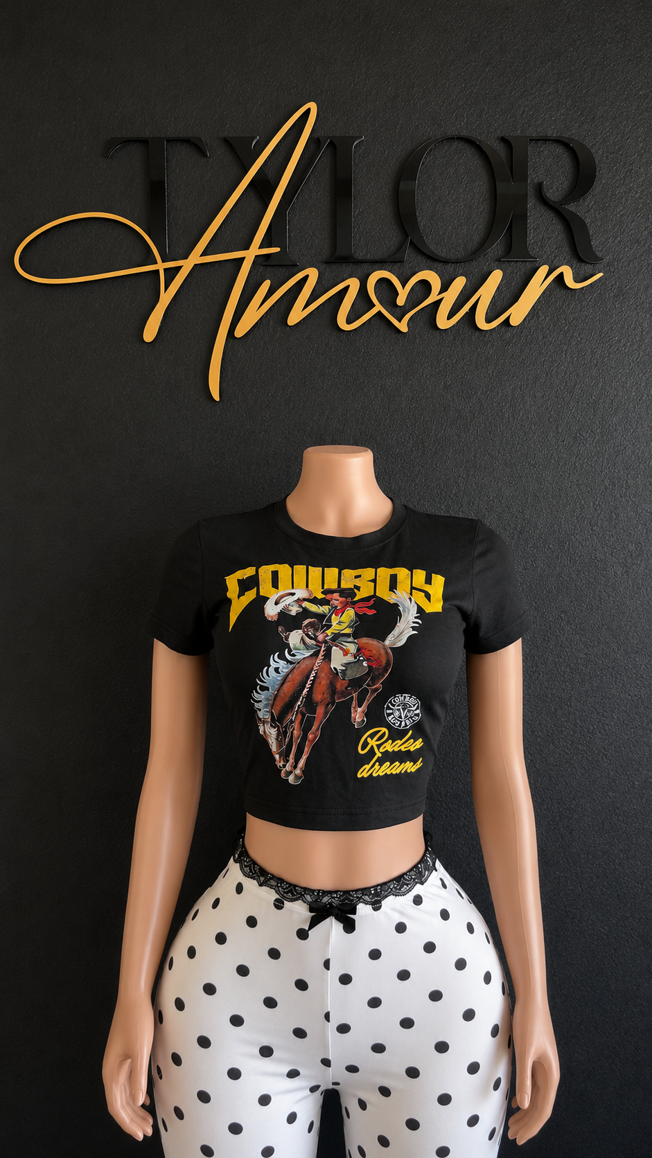 Rodeo Dreams Tee - Black