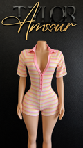 Pastel Paradise Romper - Pink