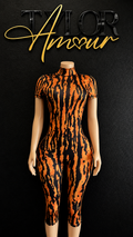 Wild Thang Jumpsuit - Orange
